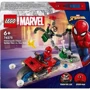 Конструктор LEGO Marvel Погоня на мотоциклах Людина-Павук vs Доктор Восьминіг (76275)