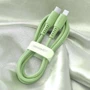 Кабель Baseus Cable USB-C to Lightning Colorful 18W 1.2m Green (CATLDC-06) фото 4