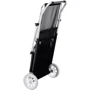 Шезлонг лежак Outtec Sun із козирком чорний (5905884420874): Висота, см 51