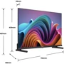Телевизор Hisense 32A5NQ: Оптимальное расстояние до зрителя 240 см