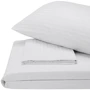 Комплект постільної білизни SoundSleep Stripe White сатин-страйп полуторний (93357234): Розмір простирадла, см 150x220