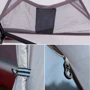 Палатка Naturehike Cloud Up 1 Updated NH18T010-T 20D, серо-красная (6927595730522): Материал дна оксфорд-нейлон 150D с полиуретановым покрытием