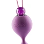 Вагинальные шарики со смещенным центром тяжести Mae B Elegant Soft Touch Love Balls, 10х3,5 см, сиреневый