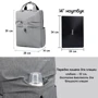 Сумка для ноутбуков Tigernu 14" T-B3355 Grey: Материал нейлон