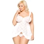 Пеньюар SoftLine - Bianca, Plus Size, XXXL (white)