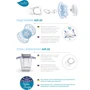 Пустушка Nuvita Air55 Cool симетрична з ковпачком 0m+ BE HAPPY рожевий кварц (NV7065RQ): Вид пустушки классическая