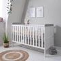Кровать Tutti Bambini Rio с пеленатором и матрасом Deluxe Eco Fibre 70х140 см (211030/1172.01): Опускающаяся стенка Нет