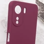 Чехол для телефонов Lakshmi Premium Silicone Case with Logo Full Camera Plum for Xiaomi Redmi 13C / Poco C65: Пленка в комплекте нет