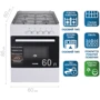 Газова плита Prime Technics PSG 64017 W фото 14