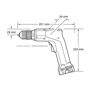 Шуруповерт аккумуляторный Makita 6019DWE: Тип патрона быстрозажимной