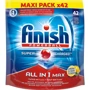 Бытовая химия Таблетки для посудомоечных машин Finish Powerball All in One MAX Lemon, 42шт (WT3498)