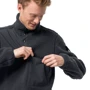 Толстовка Jack Wolfskin 365 Fearless Snap M 1709791-6350 48 темно-серая: Капюшон Без капюшона