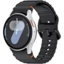 BeCover Strap Ribbed Tape Black for Samsung Galaxy Watch (20mm) 4 40mm-44mm/5 40-44mm/6 40-44mm/7 40-44mm (712037)