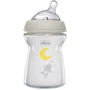 Бутылочка стеклянная Chicco Natural Feeling c силиконовой соской 0м+ 250 мл (81221.30)