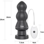 Анальная пробка с вибрацией Lovetoy Vibrating Anal Rigger 7.8" King Sized