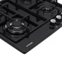 Варильна поверхня газова Minola MGM 61221 BL: Кількість конфорок 4