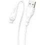 Кабель Borofone USB Cable to Lightning Optimal 1m White (BX18): Тип USB-C - Lightning