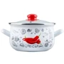 Кастрюля Gusto Перчинка белая 20 см 4 л (GT-T-120-WP)