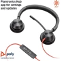 Наушники Poly BlackWire C3320-M USB HS Stereo (76J17AA): Дополнительно регулятор громкости
