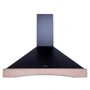Вытяжка Perfelli K 6122 BL Wood LED: Материал корпуса нержавеющая cталь, дерево