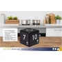 Таймер-куб TFA Cube-timer цифровий чорний 3/5/7/10 хвилин (38204001): Тип Таймер кухонний