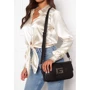 Жіноча сумка через плече Guess Brightside Shoulder Bag чорна (HWJG7580190-BLA): Тип ручки Зі знімним ременем, Плечовий ремінь, Довга ручка