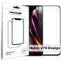 BeCover Tempered Glass Black для Nubia V70 Design (713455)