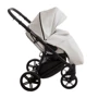 Универсальная коляска 2 в 1 Broco Miracle Black 9023-BMB-05, white, белый фото 13