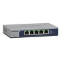 Сетевой коммутатор Netgear MS105 (MS105-100EUS): Порты только Gigabit Ethernet (10/100/1000)