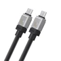 Кабель Baseus USB-C to USB-C CoolPlay Series 100W 1m Black (CAKW000201): Длина 1 м