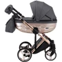 Коляска 2 в 1 Adamex Chantal Star Polar (Pink Gold) Star 4 (624639): Количество блоков 1