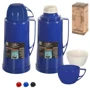Термос Stenson 1 л со стеклянной колбой (Stenson MT-4578-10 blue): Тип термос