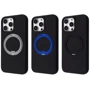 Чехол для iPhone Proove Reinforce Case with Magnetic Ring Gray for iPhone 15 Pro Max: Материалы Пластик и силикон