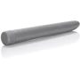 Большой пластиковый вибратор XXL Massager Platinum, 25x4 см, серебристый