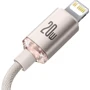Кабель Baseus Cable USB-C to Lightning Crystal Shine Series 20W 2m Pink (CAJY001404): Тип USB-C - Lightning