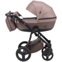 Коляска 2 в 1 Bair Play Plus Soft BPS-857 бежевый - капучино (кожа) фото 8