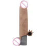 Насадка на член LoveToy Pleasure X-Tender Vibrating Penis Sleeve Add 3" Flesh