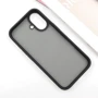 Чехол для iPhone Mobile Case TPU+PC Metal Buttons Black for iPhone 16: Тип чехла накладка на заднюю часть