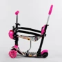 Самокат Best Scooter с защитным бампером розовый (S 9845): Тип колес литые
