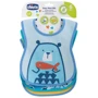 Набор слюнявчиков Chicco Weaning Bib для мальчика 3 шт (16301.20): Цвет голубой
