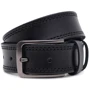 Мужской ремень Borsa Leather черный (115v1fx93-black)
