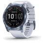 Смарт-часы Garmin Fenix 7X Sapphire Solar Mineral Blue DLC Titanium with Whitestone Band (010-02541-15)