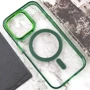 Чехол для iPhone Epik TPU Iris with MagSafe Green for iPhone 14: Тип чехла накладка на заднюю часть