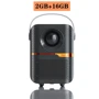 Проектор Hongtop P10 2gb/16gb black: Интерфейсы Bluetooth, Wi-Fi, HDMI, USB