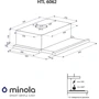 Вытяжка Minola HTL 6062 I/BL GLASS 450 LED: Управление Механическое