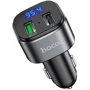 FM-трансмітер Hoco E67 Fighter 18W (2 USB) Black фото 5