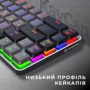 Клавіатура GamePro MK122R Red Switch Low Profile Dark Gray: Тип клавіатури игровая