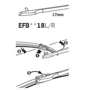 Дворник бескаркасный TRICO ExactFit Flat (400мм) EFB4018L: Конструкция бескаркасная