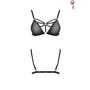 Бюстгальтер-стрепы MEGGY BRA black L/XL - Passion Exclusive