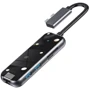 Адаптер Baseus Adapter Dual USB-C to 2хHDMI+2хUSB3.0+SD+RJ45 Space Gray (CAHUB-FZ0G): Цвет серый